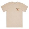 Mens Coors Banquet Rodeo Logo Distressed Front and Back Tan T-Shirt - 2 of 4
