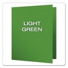 Oxford Twin-Pocket Folders with 3 Fasteners, 0.5" Capacity, 11 x 8.5, Green, 25/Box - 4 of 4
