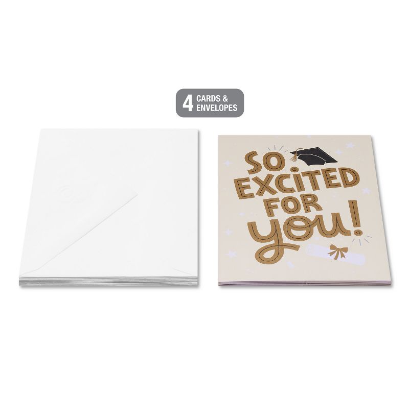 4ct Graduation Money or Gift Card Holder So Excited for You, 2 of 4