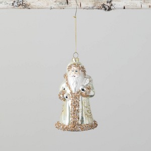 Sullivans Santa Ornament 6.25"H Gold - 1 of 4