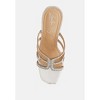 Caqueta Metallic Rhinestone Clear Wedge Sandals Women - 4 of 4
