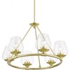 Livex Lighting Willow 6 - Light Chandelier in  Satin Brass - image 2 of 4