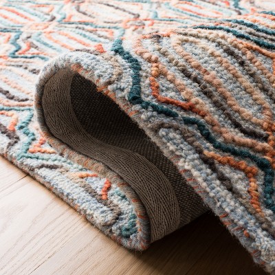 Trace TRC511 Hand Tufted Indoor Area Rug - Light Blue/Blue - 8'x10' - Safavieh