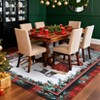 Christmas Area Rug Santa Claus Washable Rugs for Living Room Throw Rugs Non Slip, Soft Low Pile Floor Runners Christmas Decorations - 3 of 4