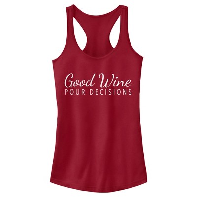 Lost Gods Wine Quote Racerback Tank Top