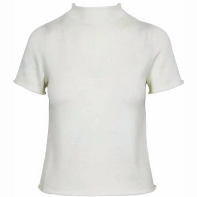 Women's Wo's Lux Mock Neck Top - LUCY PARIS