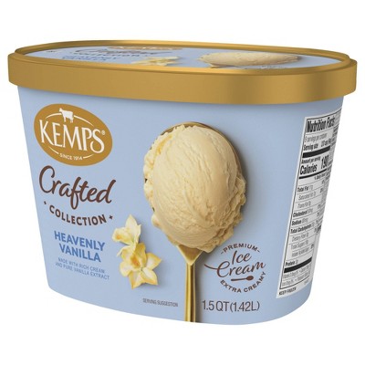 Kemps Crafted Collection Heavenly Vanilla Ice Cream - 1.5qt