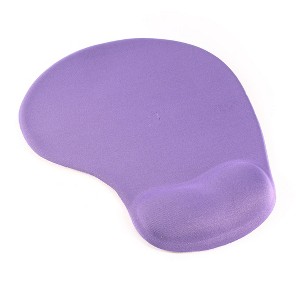 Unique Bargains Soft Comfort Wrist Gel Rest Support Mouse Pad Purple 1 Pc - 1 of 4