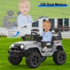 Kids Ride on Truck - Electric Car with Parent Remote Control, Spring Suspension, 2 - Speed Off - Road, LED Lights, Ideal Gift - 2 of 4