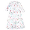 Hudson Baby Infant Girl Cotton Long-Sleeve Wearable Sleeping Bag, Sack, Blanket, Woodland Fox - image 3 of 4