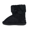 bebe Girl's Microsuede Winter Boot with Faux Fur Cuff and Rhinestones - Cozy and Stylish Boots for Girls - 3 of 4