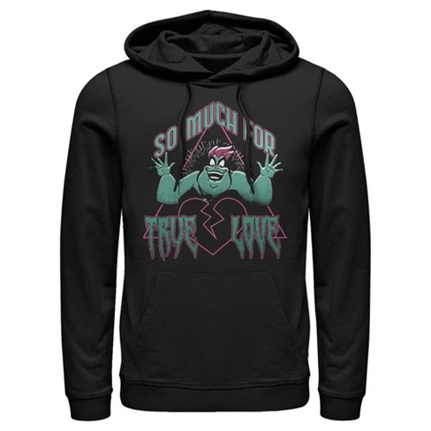 Men's The Little Mermaid Ursula So Much For True Love Pull Over Hoodie - image 1 of 4