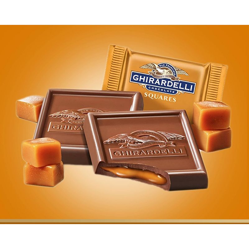 Ghirardelli Milk Chocolate Caramel Candy Squares - 6.38oz, 3 of 16