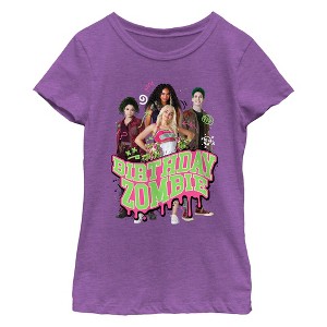 Girl's Z-O-M-B-I-E-S Birthday Team T-Shirt - 1 of 4