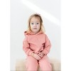 Organic Cotton Hoodie & Jogger Set | Pink | Charlie Lou Baby - 4 of 4