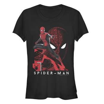 Juniors Womens Marvel Spider-Man: Far From Home High Tech T-Shirt