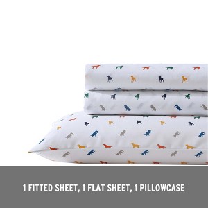 Eddie Bauer Buddy The Dog White Sheet Set - 1 of 4