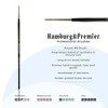 Creative Mark Hamburg Premiere Professional Oil Painting Brushes - Round Oil Paint Brush - Handmade in Germany, Natural & Synthetic Hair Blend, Long - 2 of 4