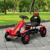 JANSNO Pedal Go Kart - Outdoor Ride-On Toy for Kids 5-12 with Adjustable Seat, Handbrake, Non-Slip Rubber Wheels - 2 of 4