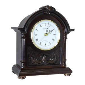 Bedford Clock Collection Wood Mantel Clock with Chimes - 1 of 4