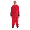Just Love Womens One Piece Devil Adult Bodysuit Hooded Halloween Pajamas - 4 of 4