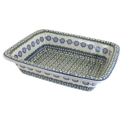 Blue Rose Polish Pottery 335 Vena Muffin Pan : Target