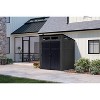 Suncast Modernist 6 x 5 ft. Storage Shed with 200 Cubic Feet of Storage Space, and Reinforced Roof to Support Snow Fall up to 40 Pounds, Peppercorn - 2 of 3
