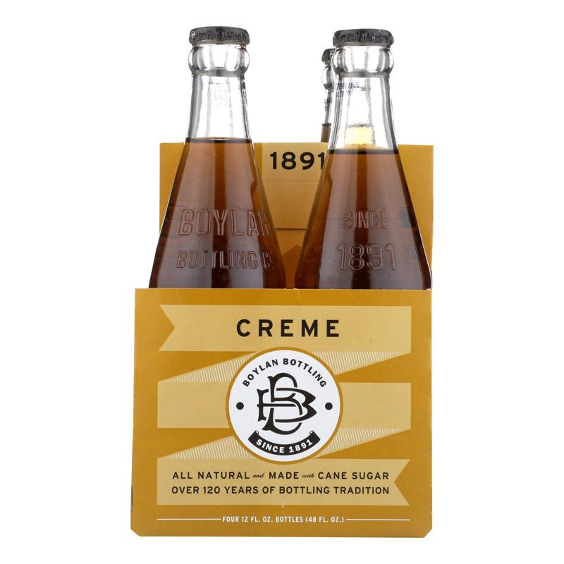 Boylan Bottling Creme Soda - Case of 6/4 pack, 12 oz, 2 of 6