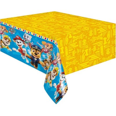 PAW Patrol 84"x54" Reusable Table Cover Yellow/Blue