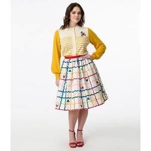 Disney Mickey & Friends by Unique Vintage Women's Swing Skirt - 1 of 3