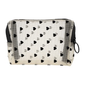 Unique Bargains Women's Mesh Octagonal Cosmetic Bag 1 Pc - 1 of 3