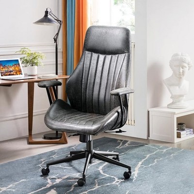 XIZZI Home Office Desk Chairs Computer Office Chair Modern Ergonomic Desk Chair High Back Suede Fabric Desk Chair for Executive or Home Office