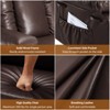 Oversized Wide Power Lift Recliner Chair - Heat and Massage, Faux PU Leather, Adjustable Back and Legs for People with Mobility impaired - 4 of 4