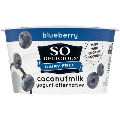 So Delicious Dairy Free Blueberry Coconut Milk Yogurt - 5.3oz Cup