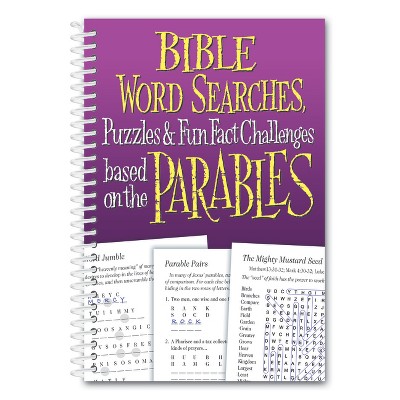 Word Searches and Other Word Puzzles from Parables from the Bible - by  Product Concept Editors (Spiral Bound)