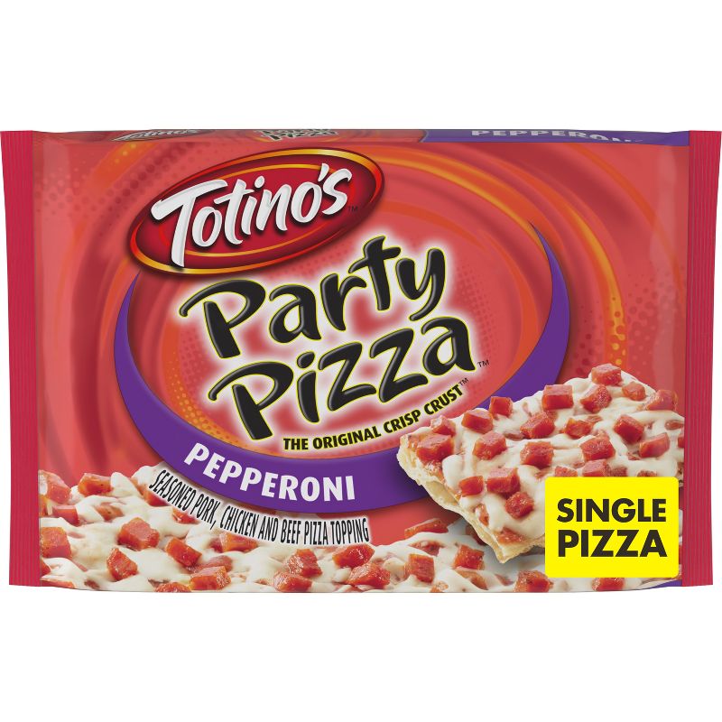 Totino's Pepperoni Party Frozen Pizza - 10.2oz, 1 of 12