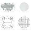 Sunnydaze Half Moon Cooking Grate with Ceramic Deflector Plate for 15" Kamado Egg Grills - 12.5" - 2 of 4