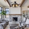 Runesay LED Ceiling Fan with Lamp and Remote Control, Ceiling Lamp with Timer, Adjustable, Super Quiet, with Ceiling Light for Living Room (No Bulb) - 3 of 3
