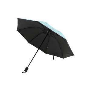 Unique Bargains Portable Umbrella 8-Rib Manual Sun Impact Cloth Vinyl 39.37"x27.17" 1 Pcs - 1 of 4