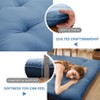 Solid Japanese Floor Mattress Indoor Furniture Living Room Bedroom Futon Mattress, Foldable & Portable Tatami Mat Roll Up Camping Mattress Pad - 3 of 4
