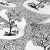 Magical Forest Classic Black and White Trees Trail Paste the Wall Wallpaper - 3 of 4