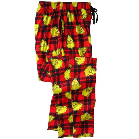 Mens big and tall grinch pajamas sale