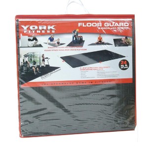 YORK 2x12mm Floorguard with Edging Shrink Wrap Package - Pack of 4 (Black) - 1 of 1