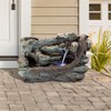 Design Toscano Staggered Rock Canyon Cascading Garden Fountain - Multicolored - 2 of 4