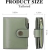 FATMOON Wallet for Women - RFID Blocking Bifold Leather Wallet with 16 Card Slots & Zipper Pocket,Easy-to-Use - 3 of 4