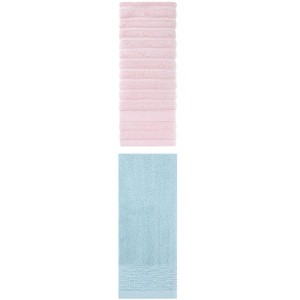 REGALWOVEN Solid Soft Absorbent Cotton Bathroom Hand Towels 14" x 30" 2 Pcs - 1 of 4