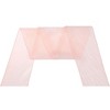INSPIRE CHIC Women Pleated Pure Chiffon Long Solid Color Semi Sheer Stretchy Neck Scarves 1Pc - 4 of 4