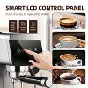 1350W 20 Bar Espresso Machines, Coffee Maker with Automatic Milk Frothing System, Steam Wand & Cup Warmer, LED Touchscreen, 41 OZ/1.2L Remove tank - 3 of 4