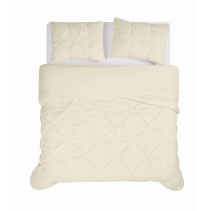 Truly Soft Pleated Duvet Cover Set - 1 of 4