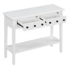 NicBex Console Table Entryway Table Side Table with Open Shelf Sofa Table with Rubber Wood Legs for Living Room, Hallway - 4 of 4